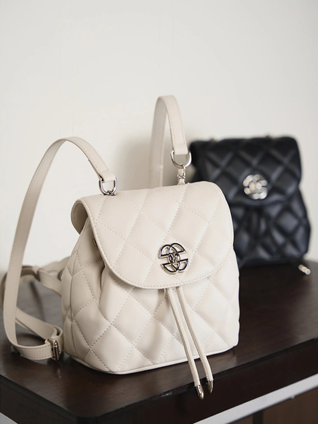 Backpack - Genuine split leather