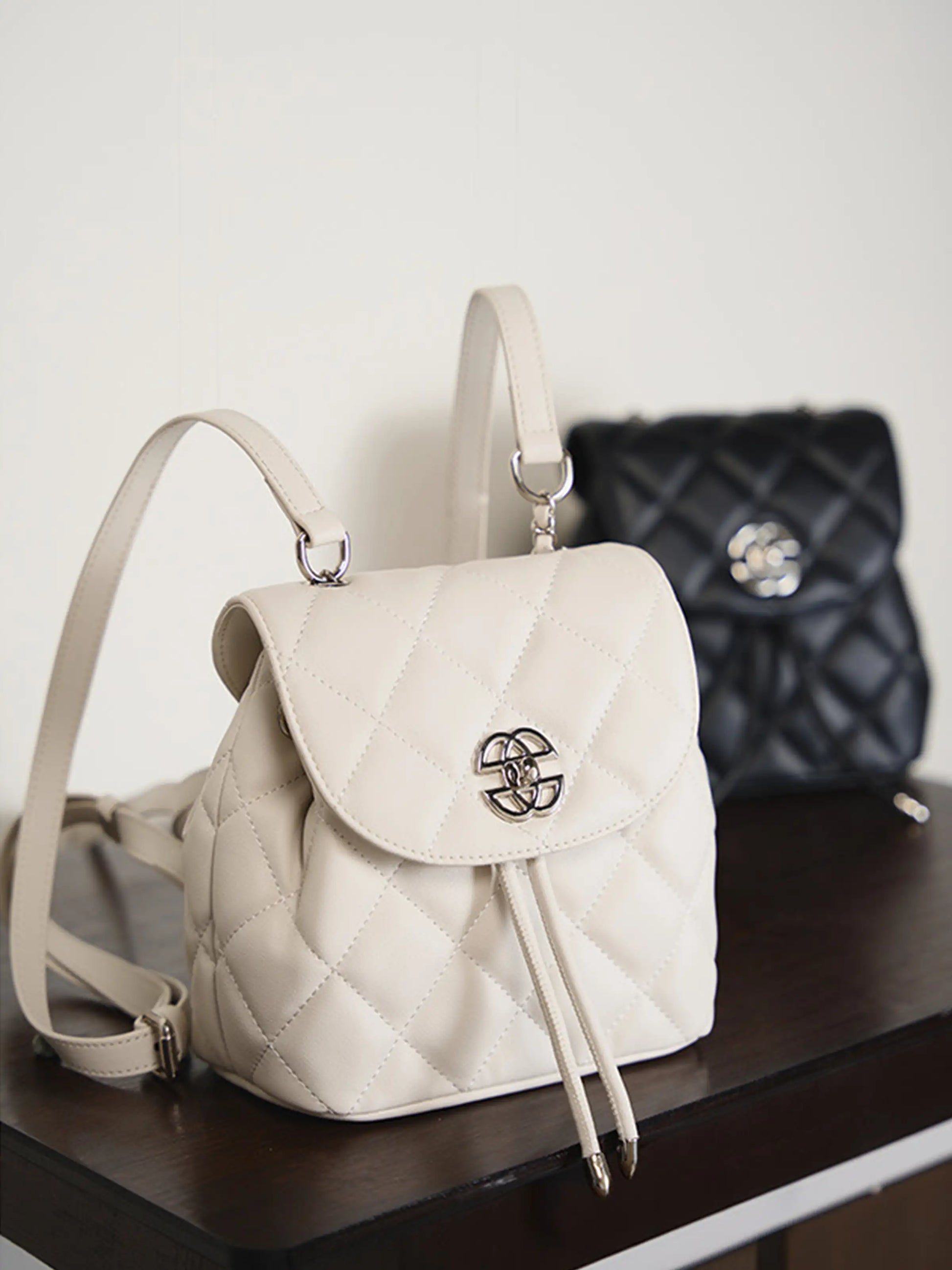 Backpack - Genuine split leather