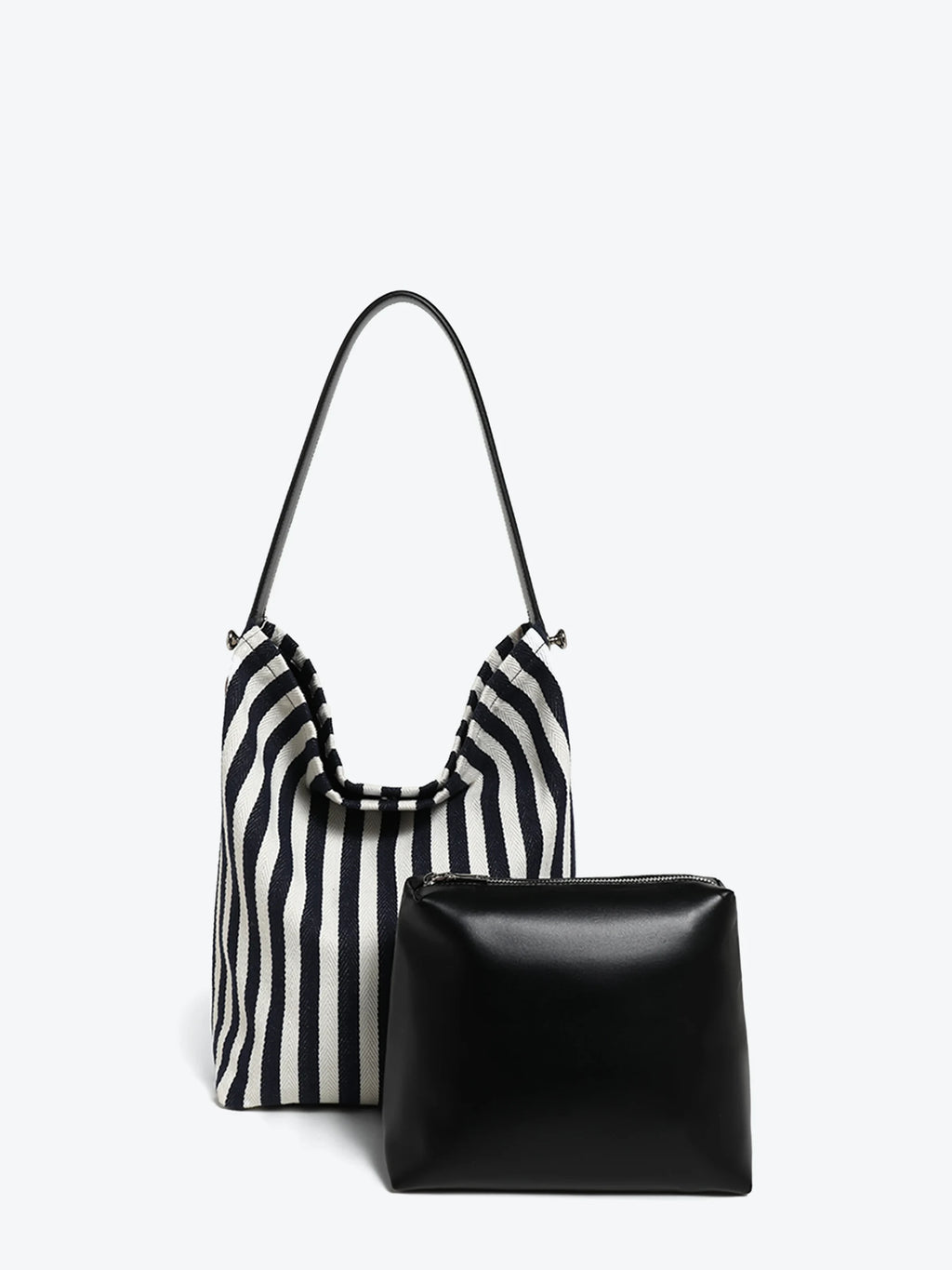 Striped Shoulder Bag - Canvas