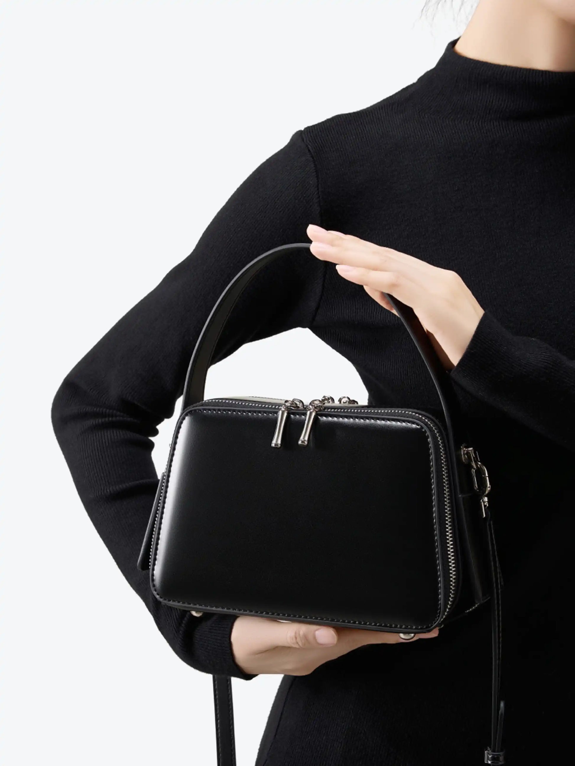 Handbag - Genuine Leather Square Bag