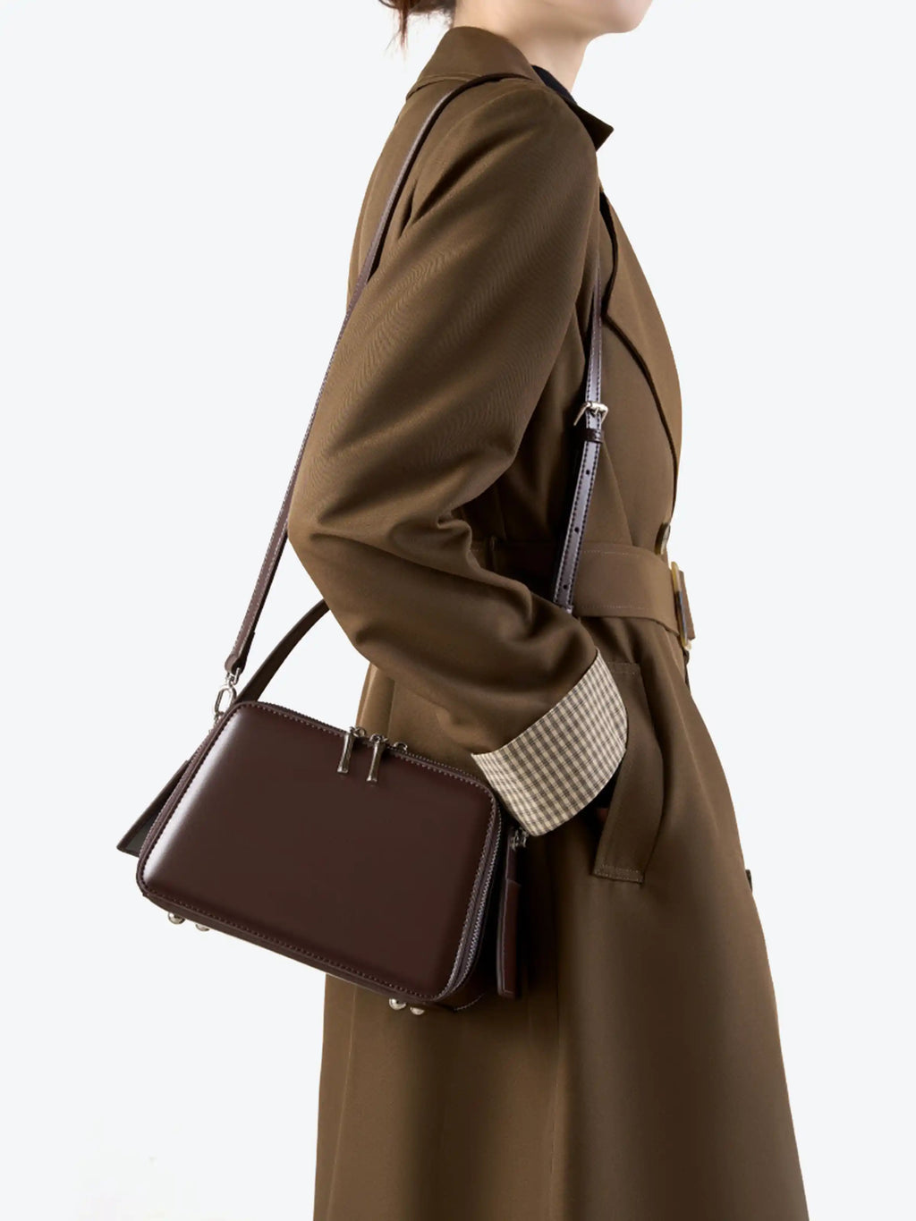 Handbag - Genuine Leather Square Bag