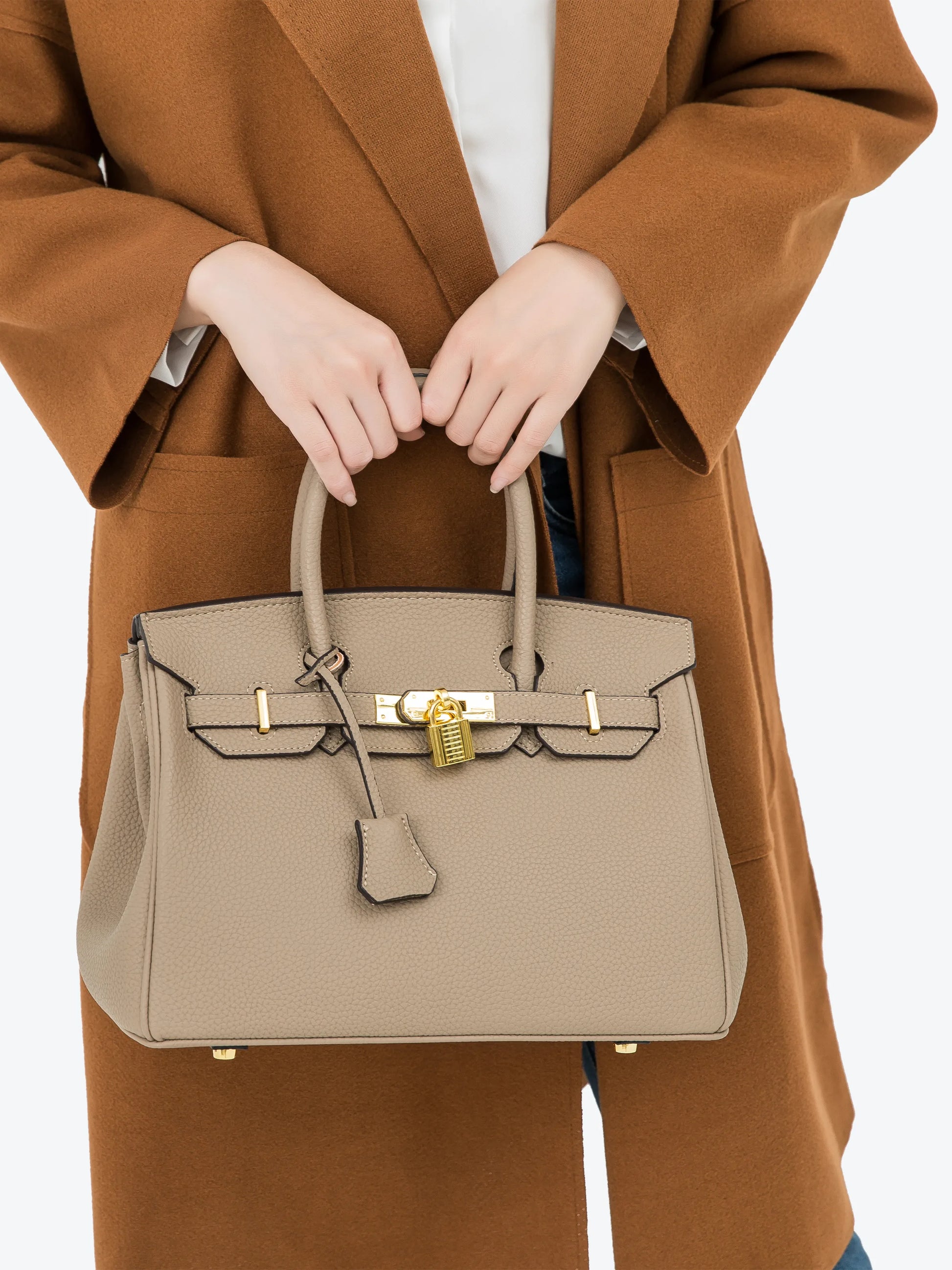 Handbag - Lychee texture