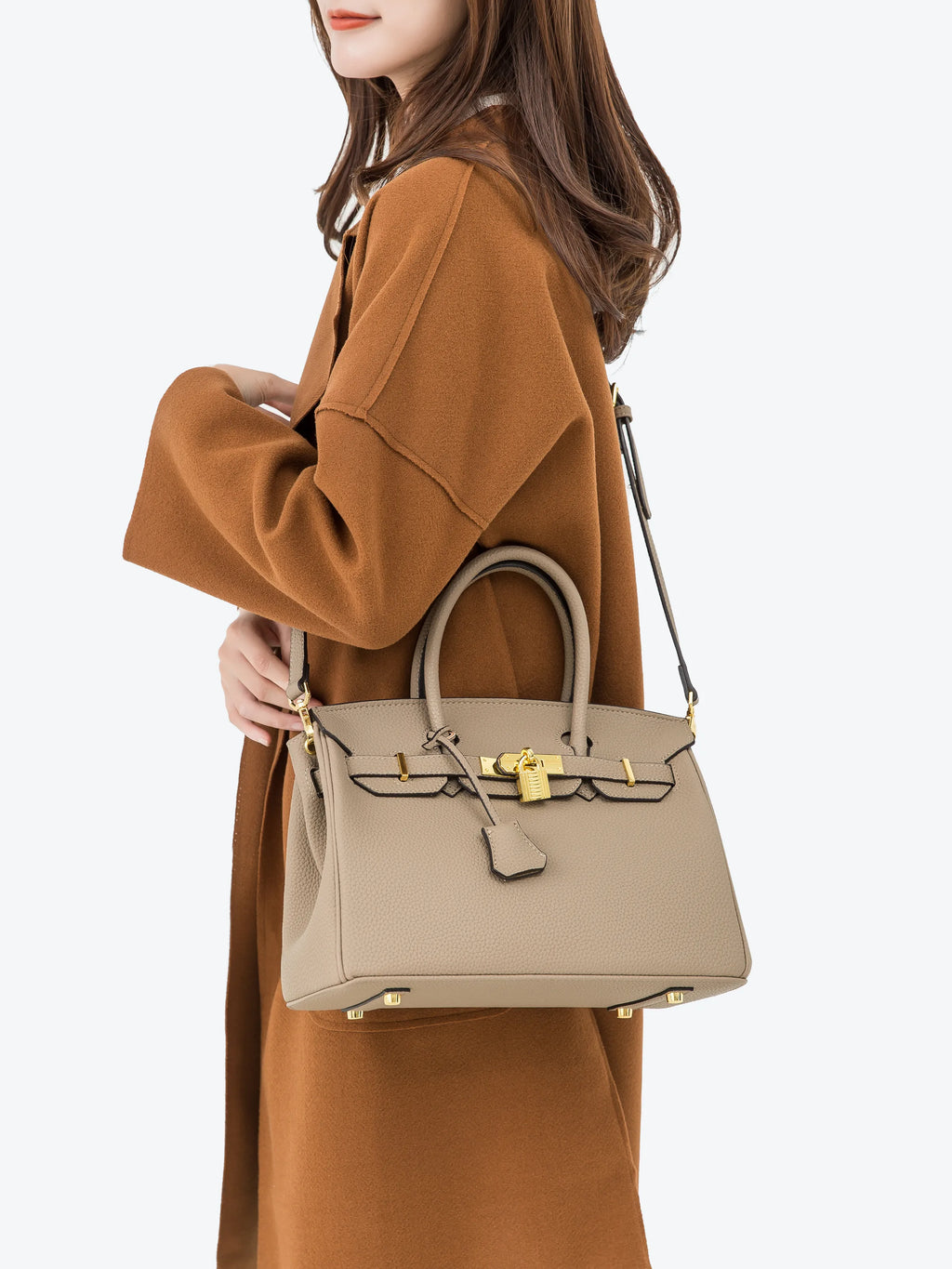 Handbag - Lychee texture