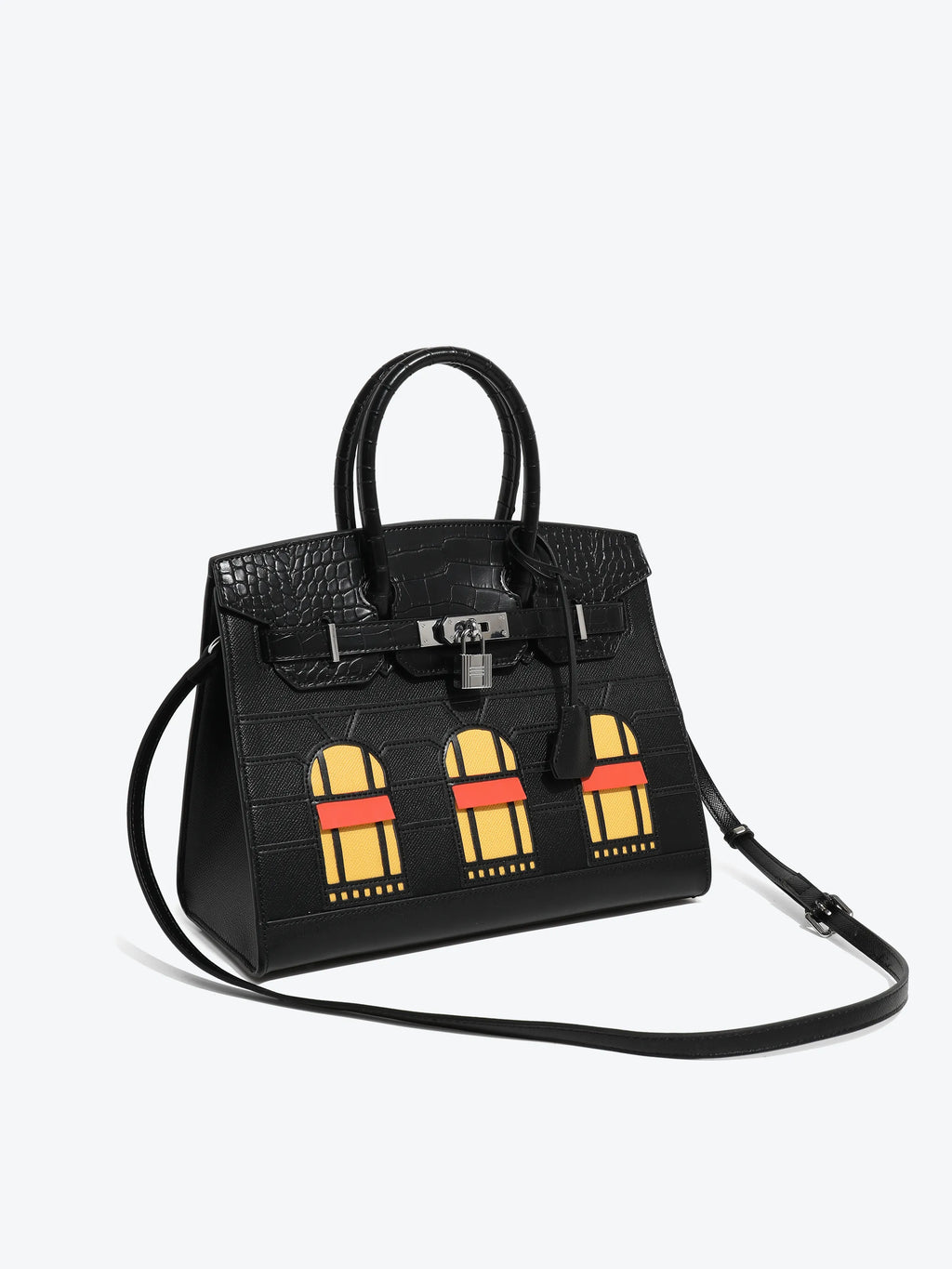 Handbag - Black/Brown/Gary