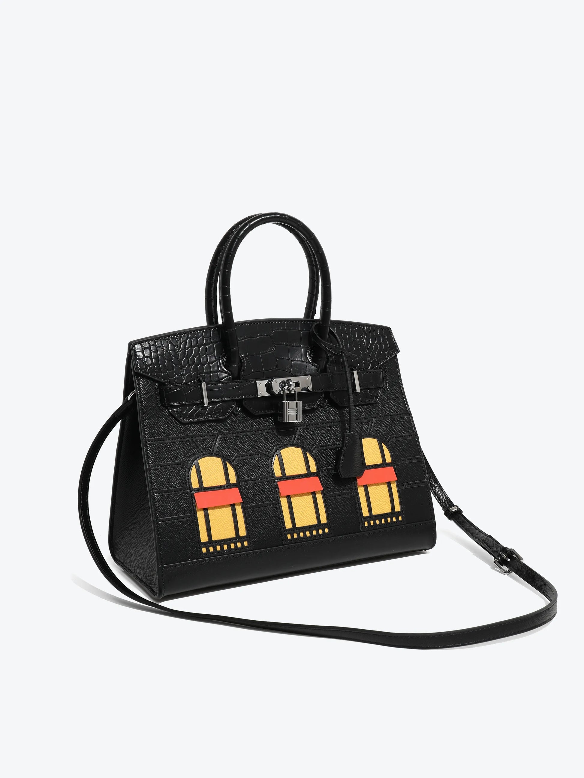 Handbag - Black/Brown/Gary