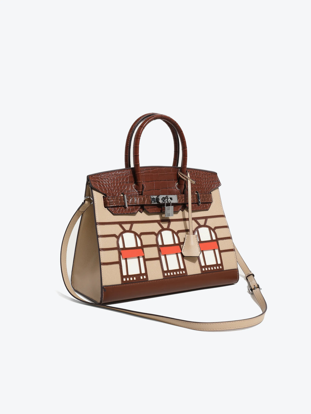 Handbag - Black/Brown/Gary