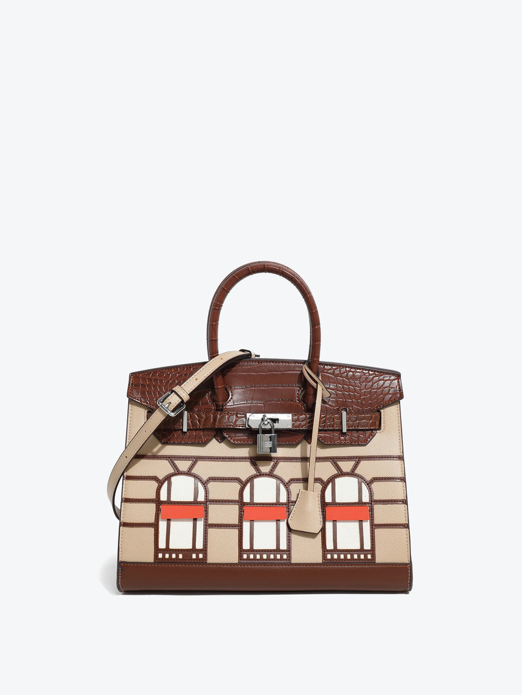 Handbag - Black/Brown/Gary