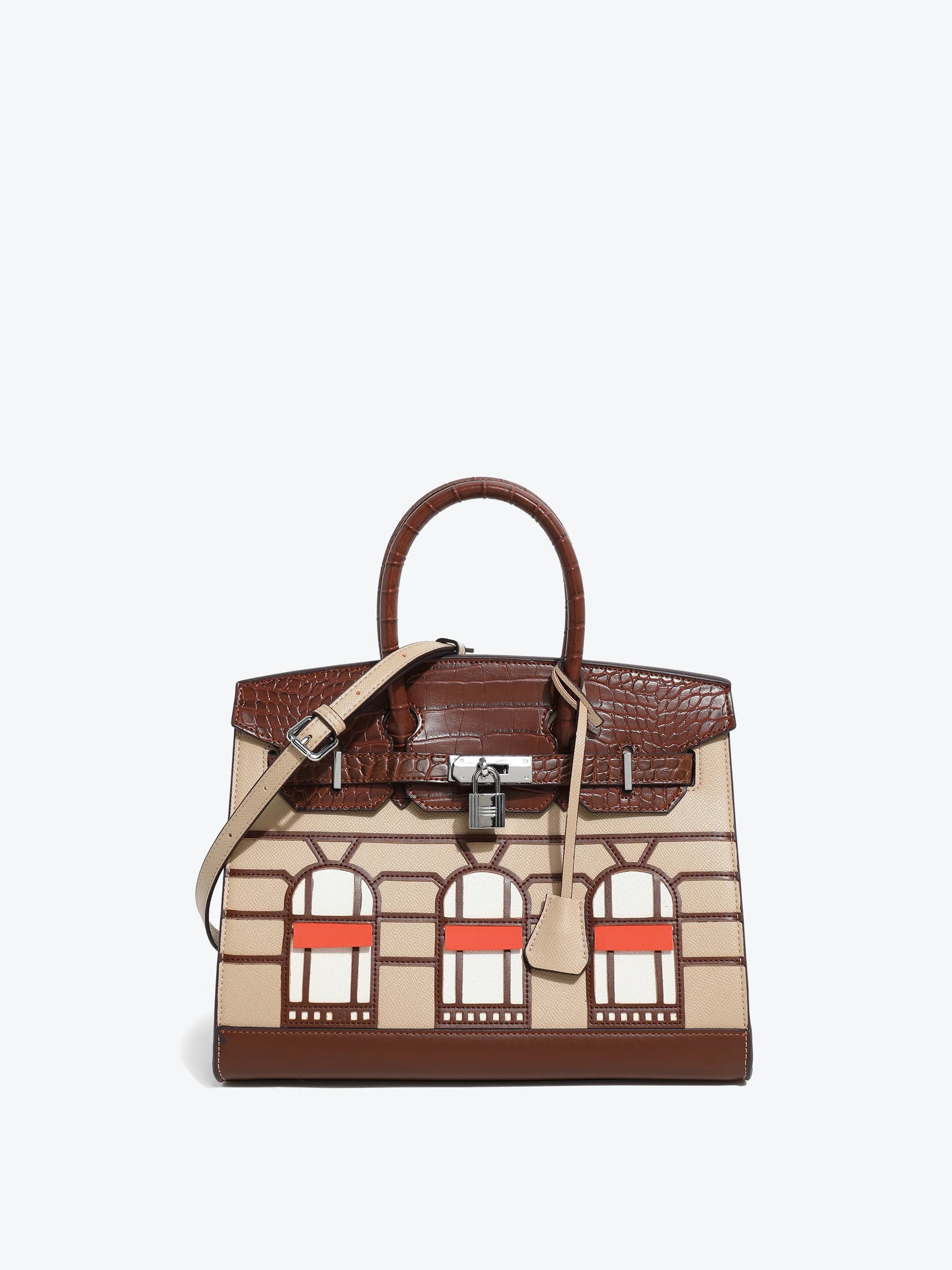 Handbag - Black/Brown/Gary