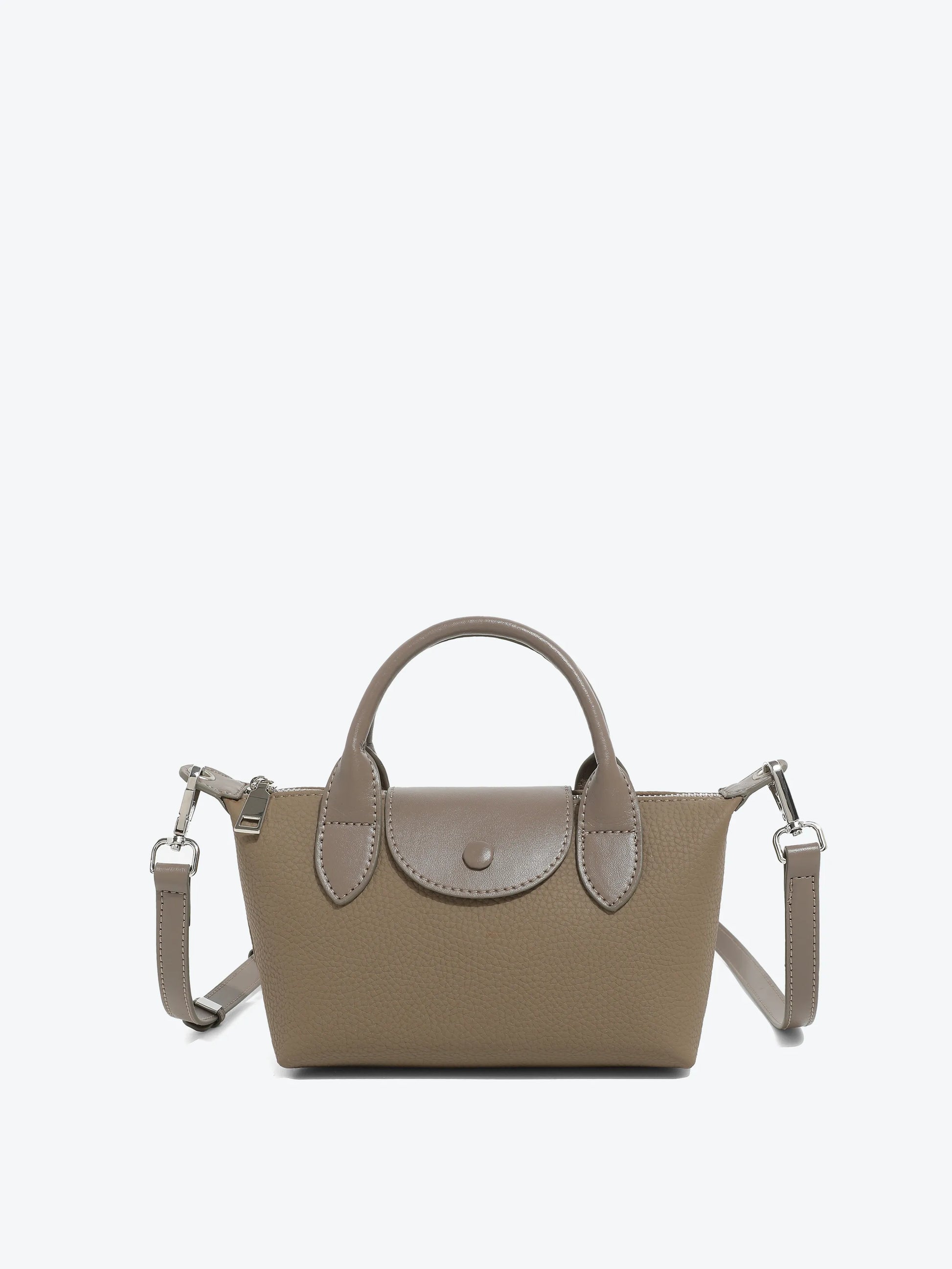 Mini Handbag - Khaki/Brown