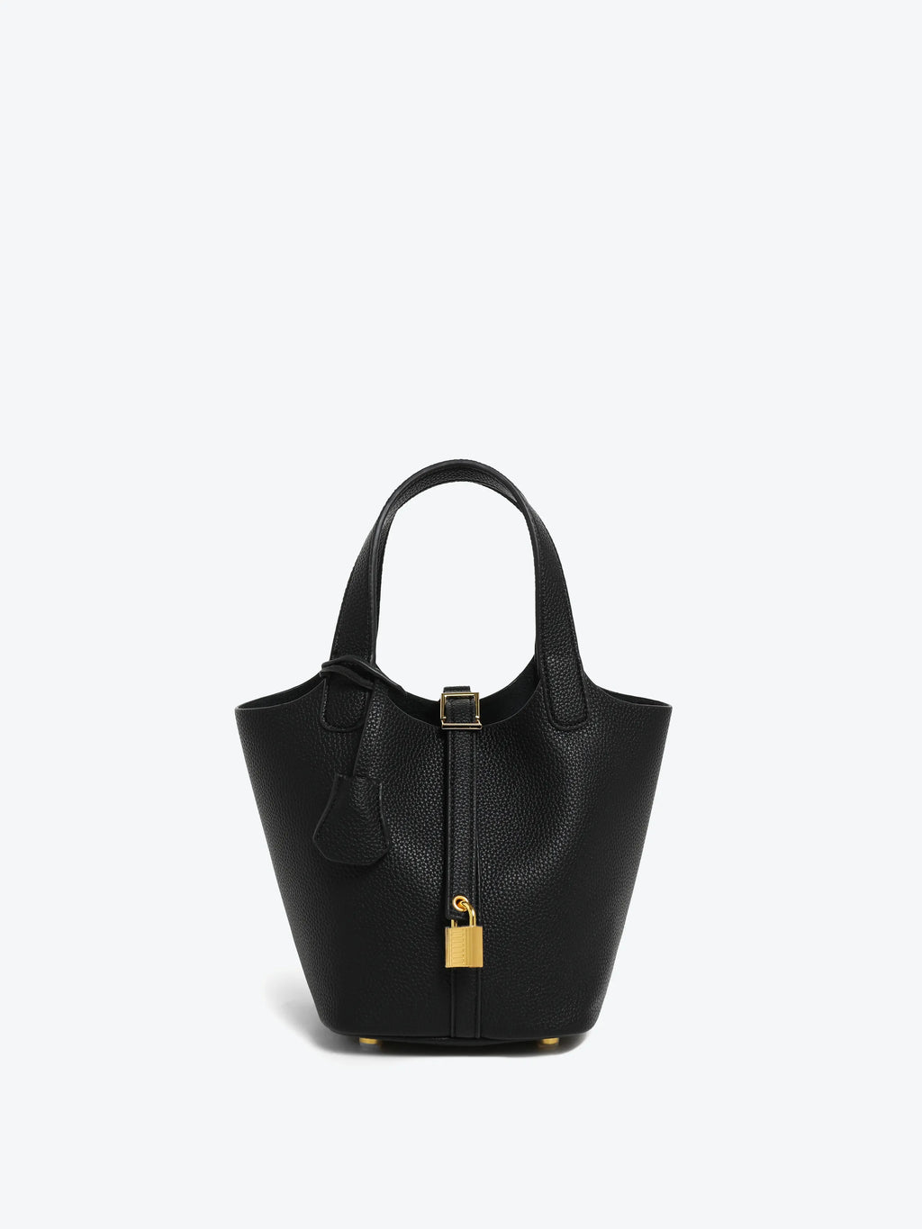 Bucket Bag - Black/ White/Brown