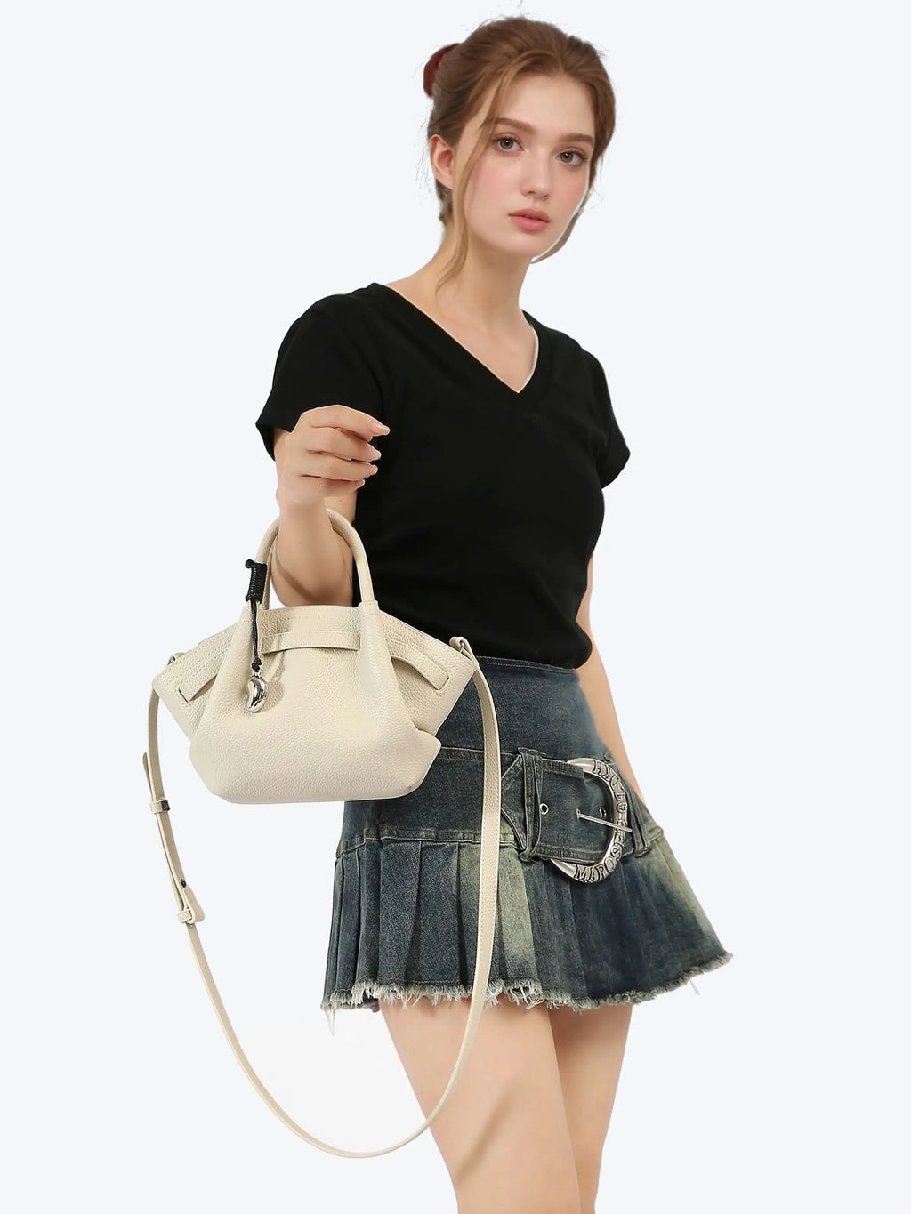 Mini Handbag - Cream