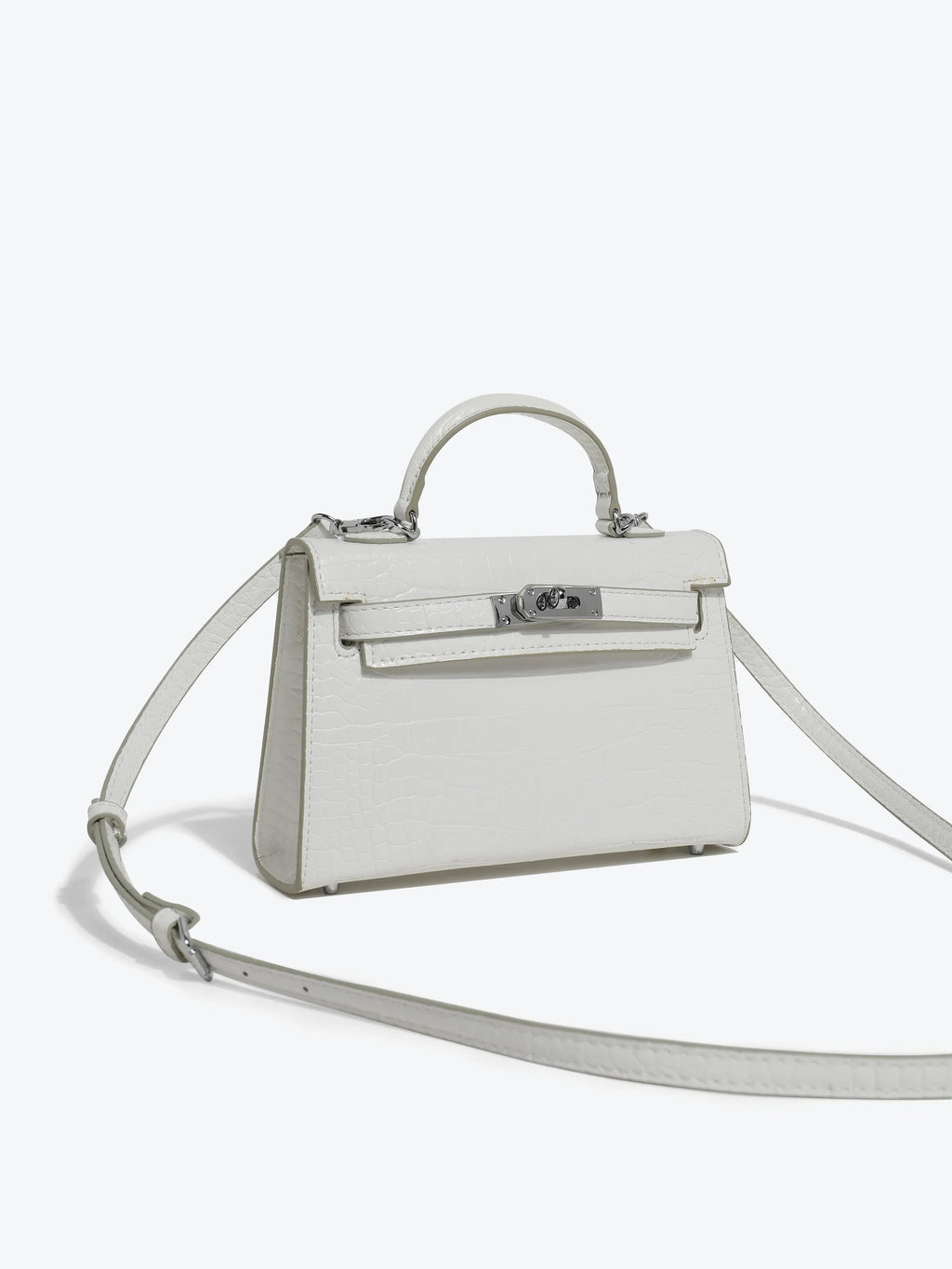 Mini Handbag - Crocodile Texture