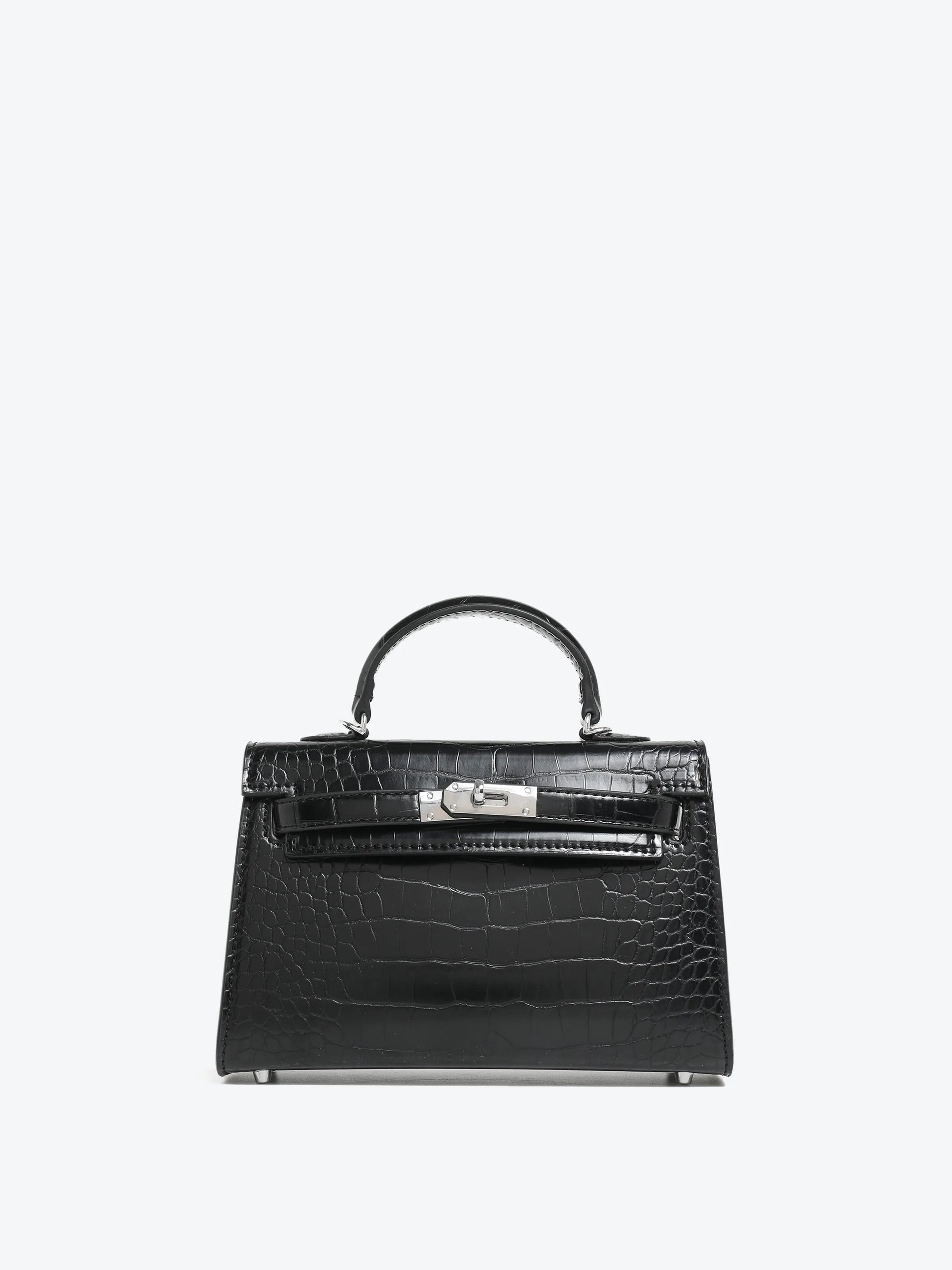 Mini Handbag - Crocodile Texture