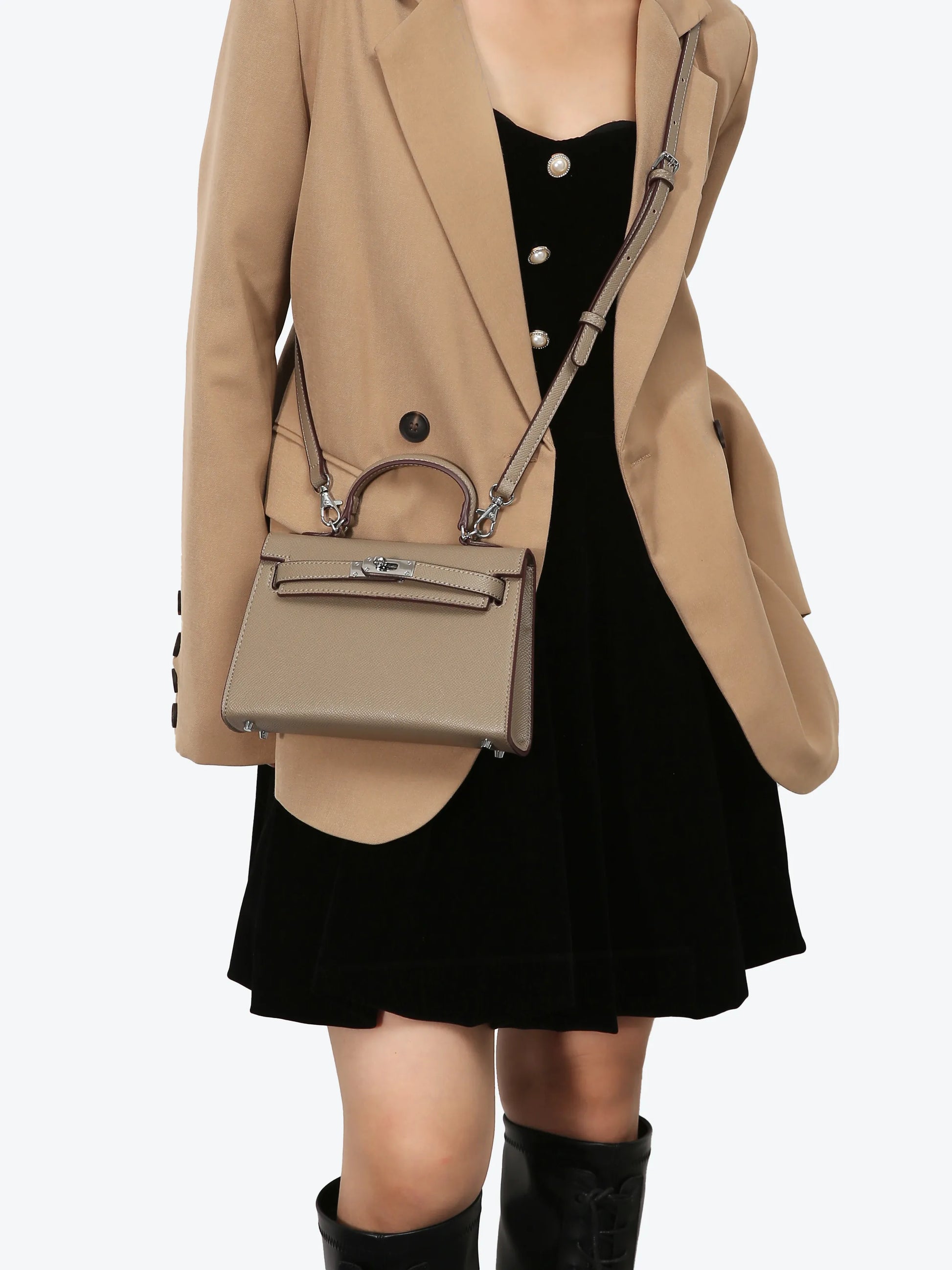 Mini Handbag - Khaki