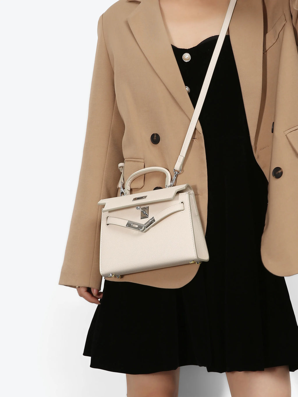 Mini Handbag – Black/White