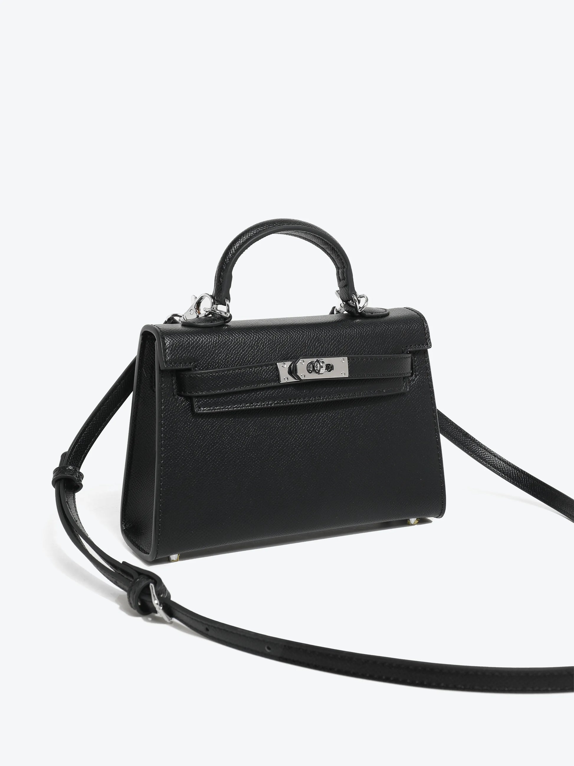 Mini Handbag – Black/White