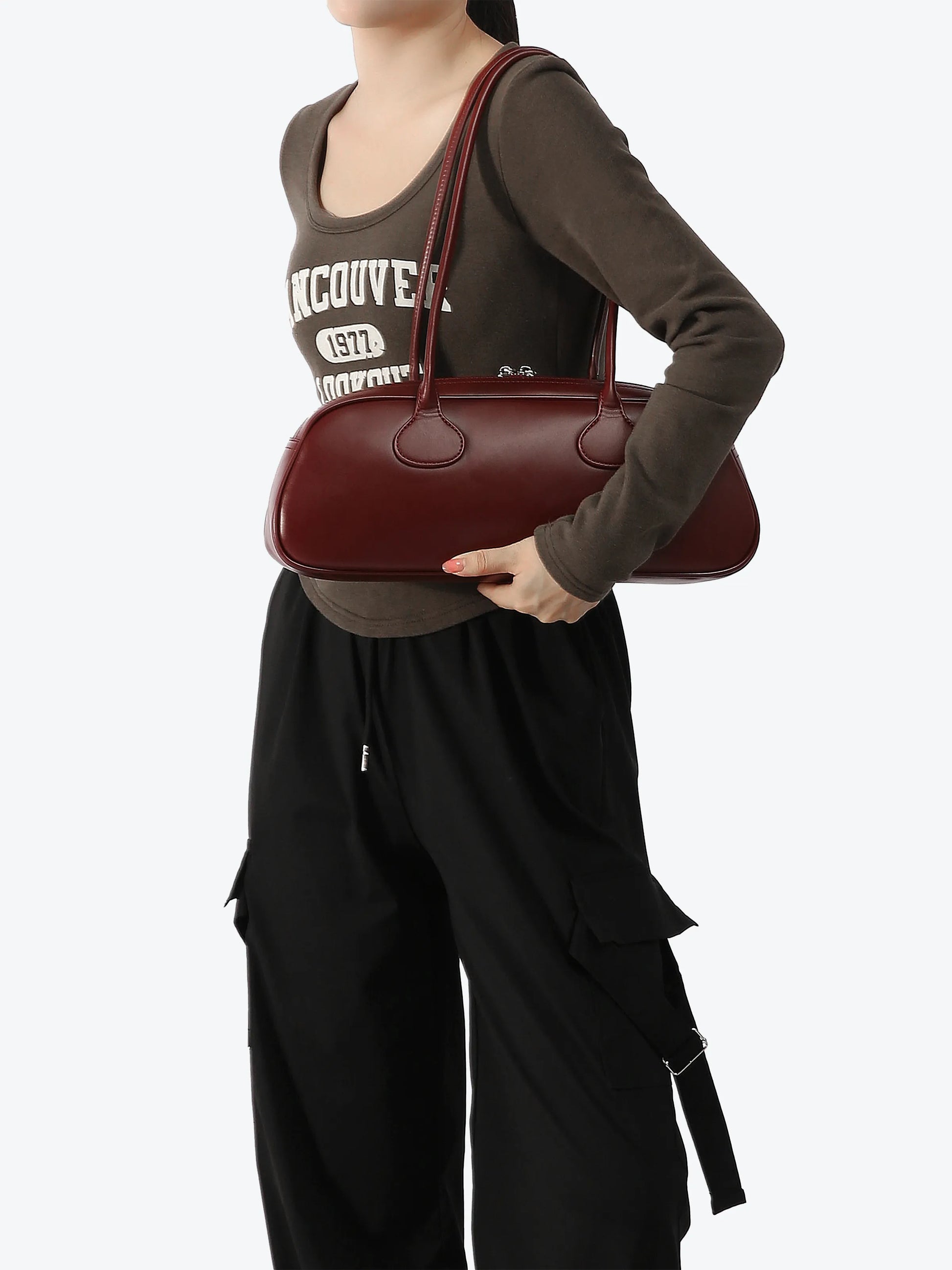 Shoulder Bag - Burgundy