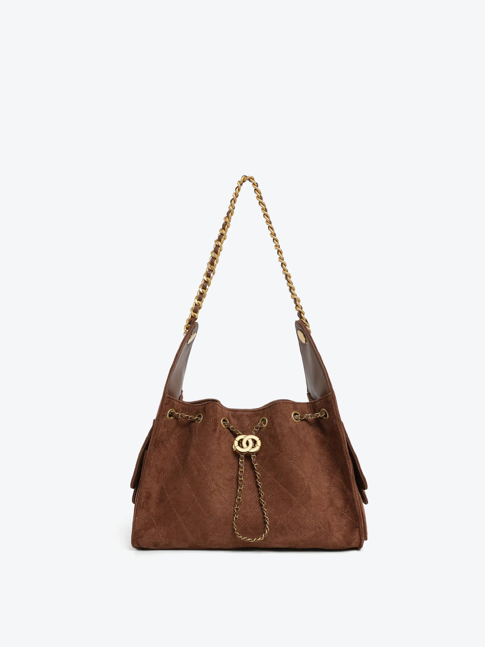 Shoulder Bag - Diamond pattern