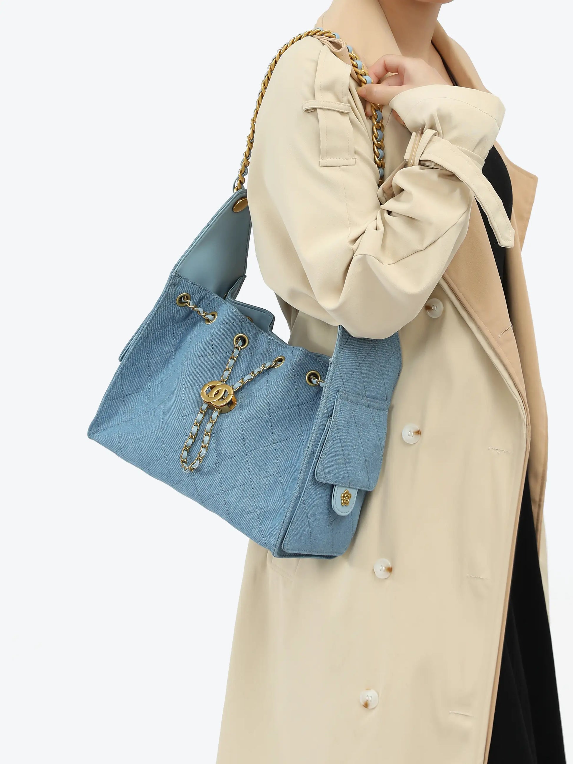 Shoulder Bag - Diamond pattern