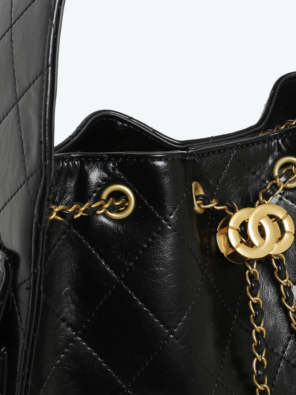 Shoulder Bag - Diamond pattern