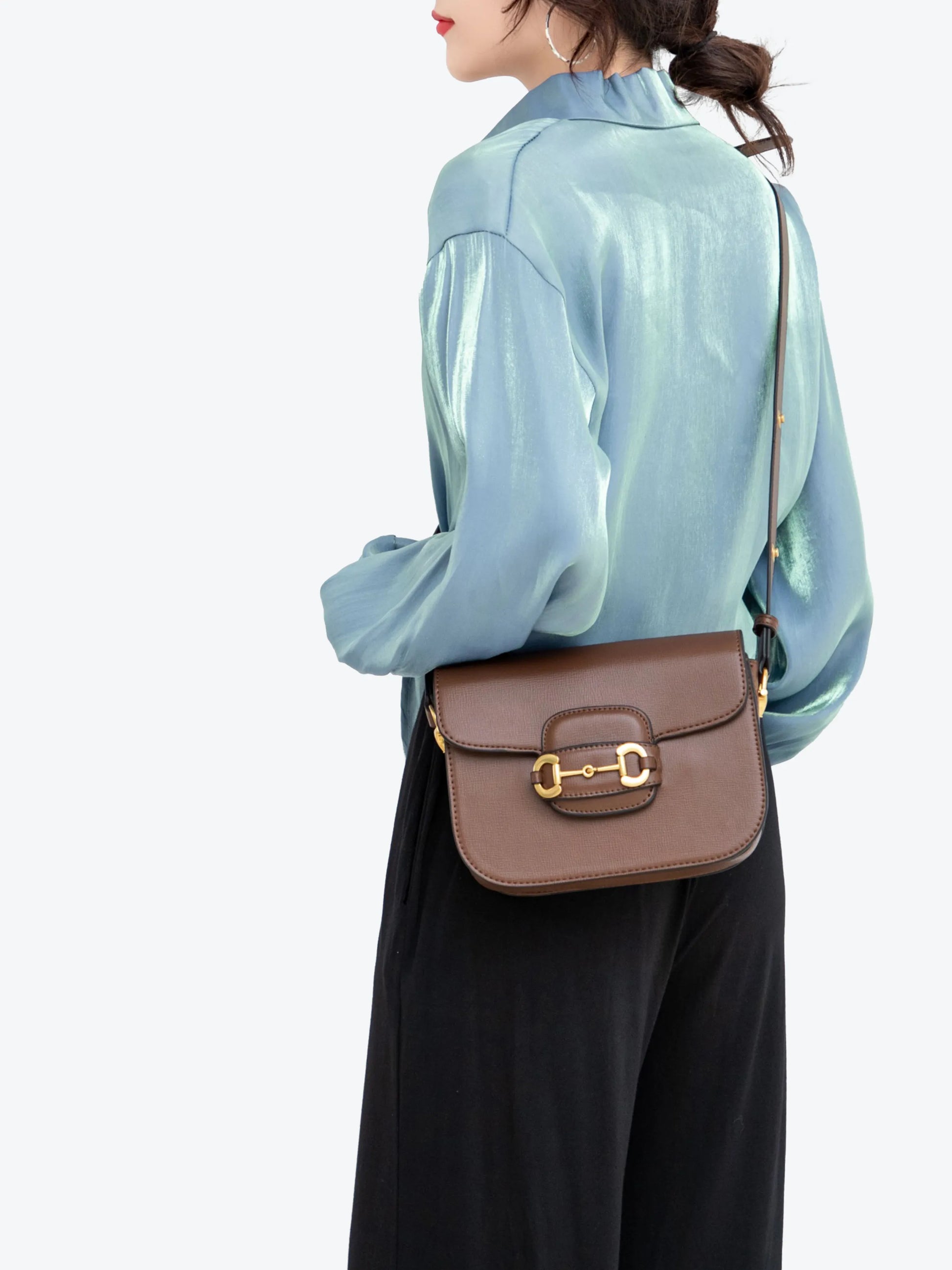 Shoulder Bag - Dark Brown