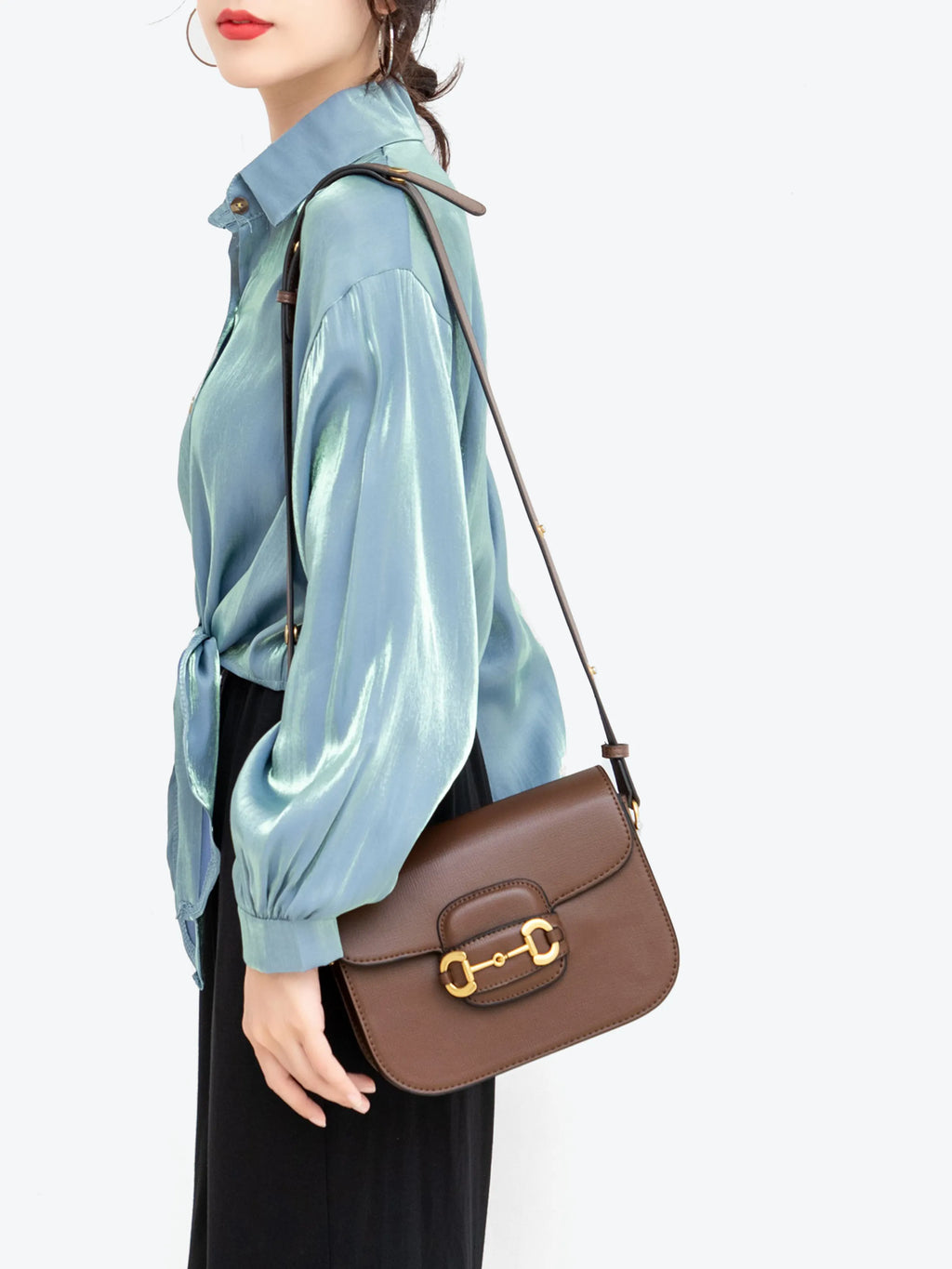 Shoulder Bag - Dark Brown