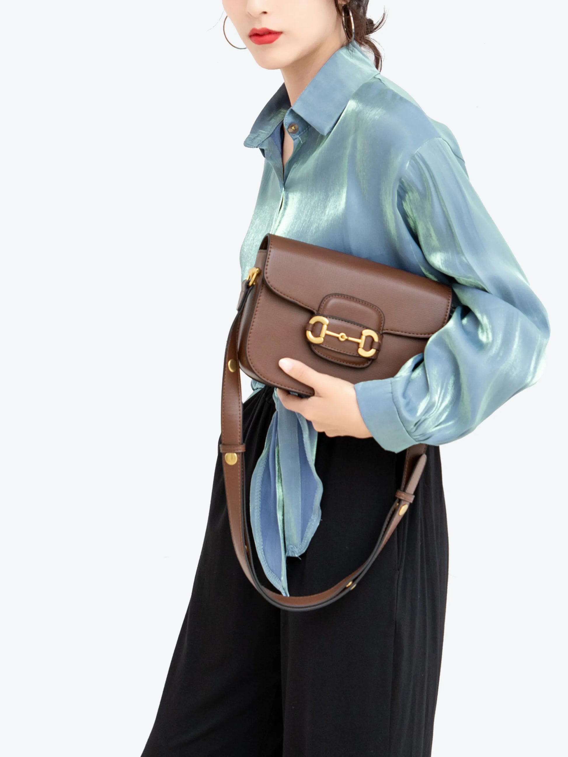 Shoulder Bag - Dark Brown