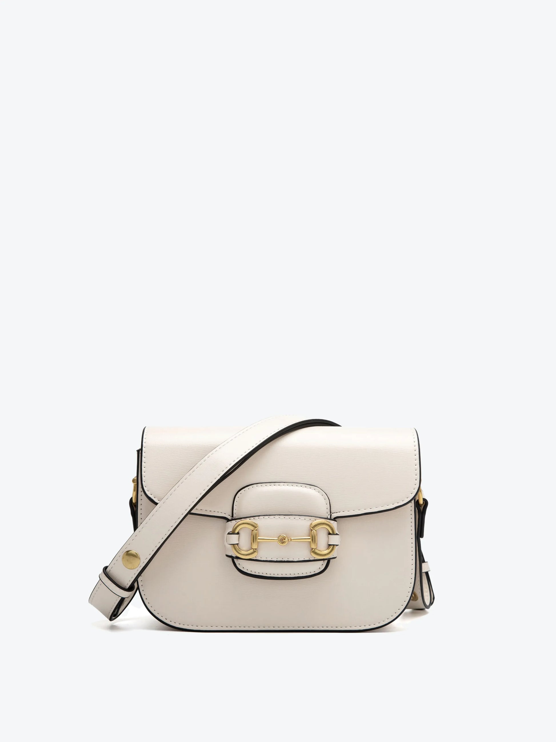 Shoulder Bag - Brown/Black/White