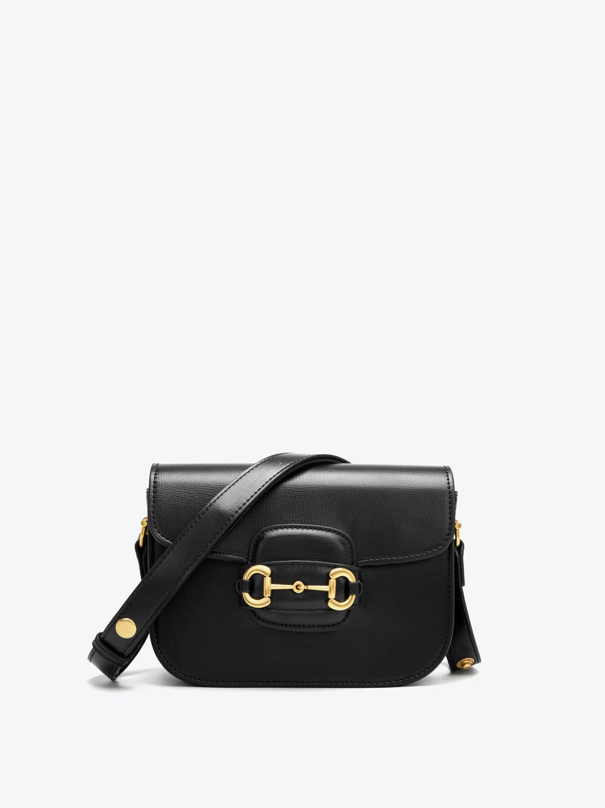 Shoulder Bag - Brown/Black/White