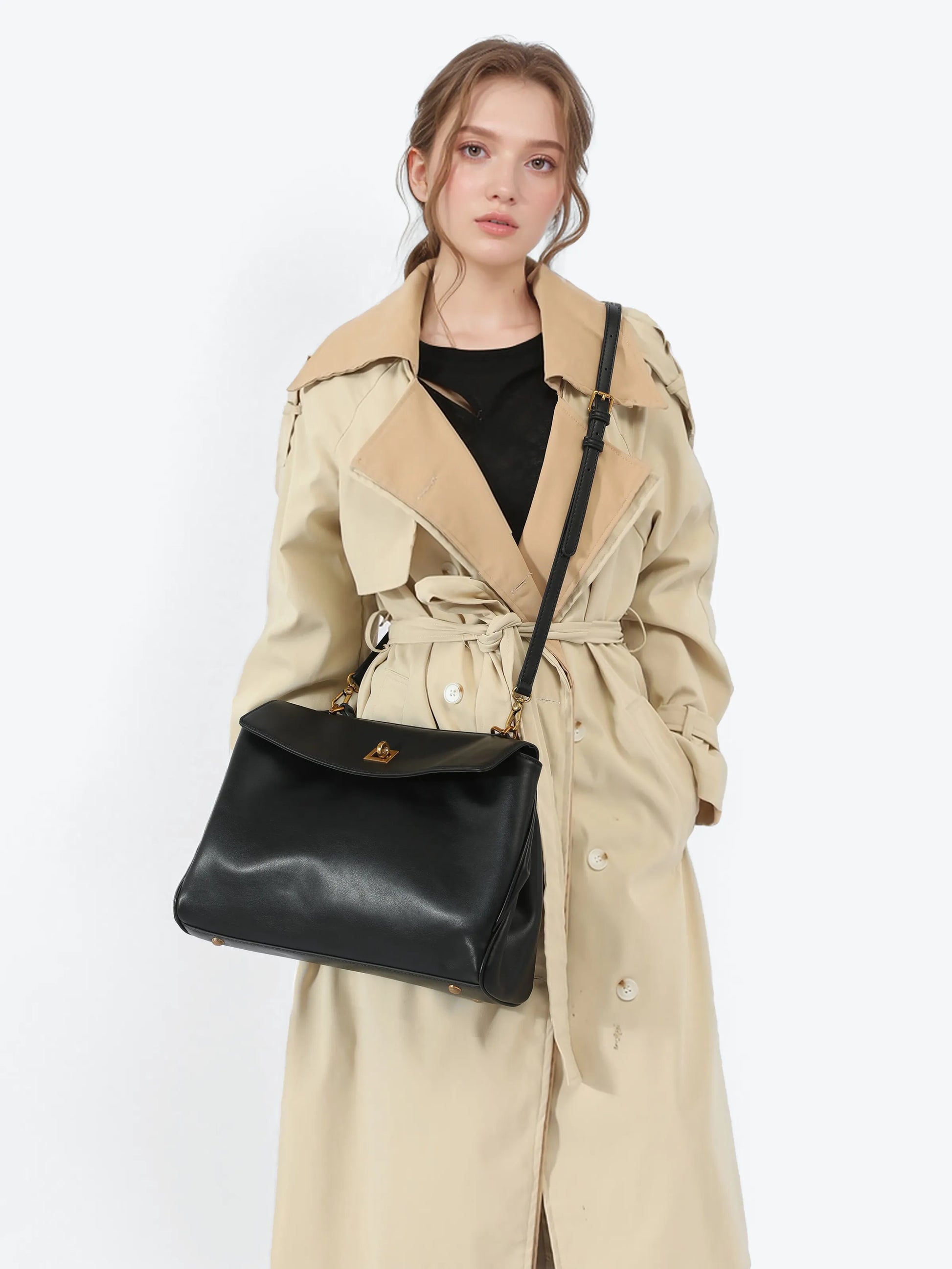 Tote Bag - Suede Leather