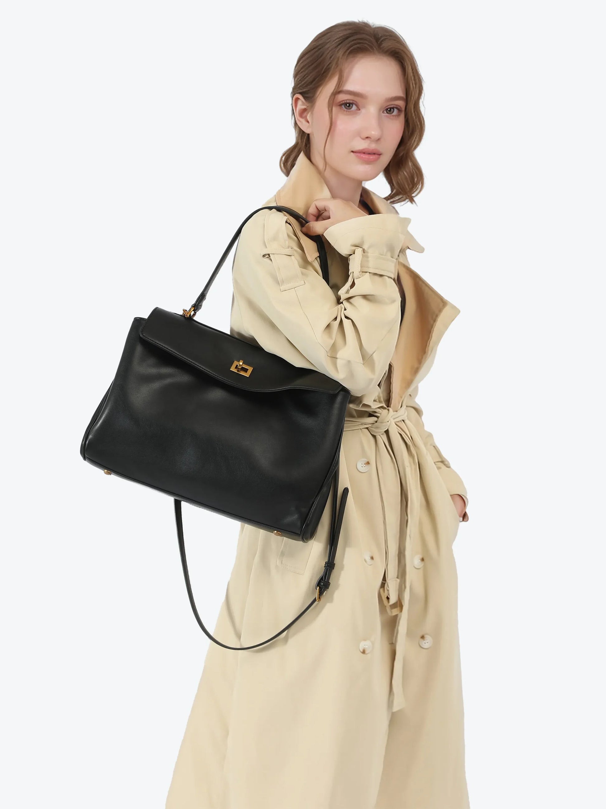 Tote Bag - Suede Leather