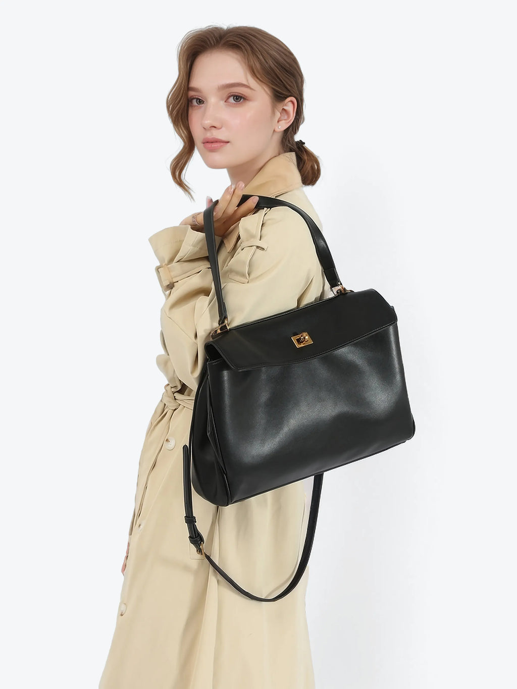 Tote Bag - Suede Leather